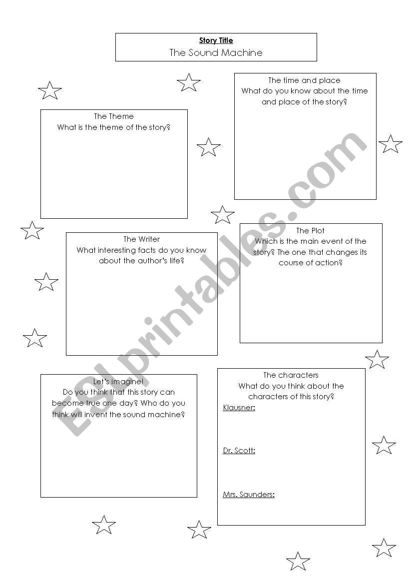 The Sound Machine worksheet