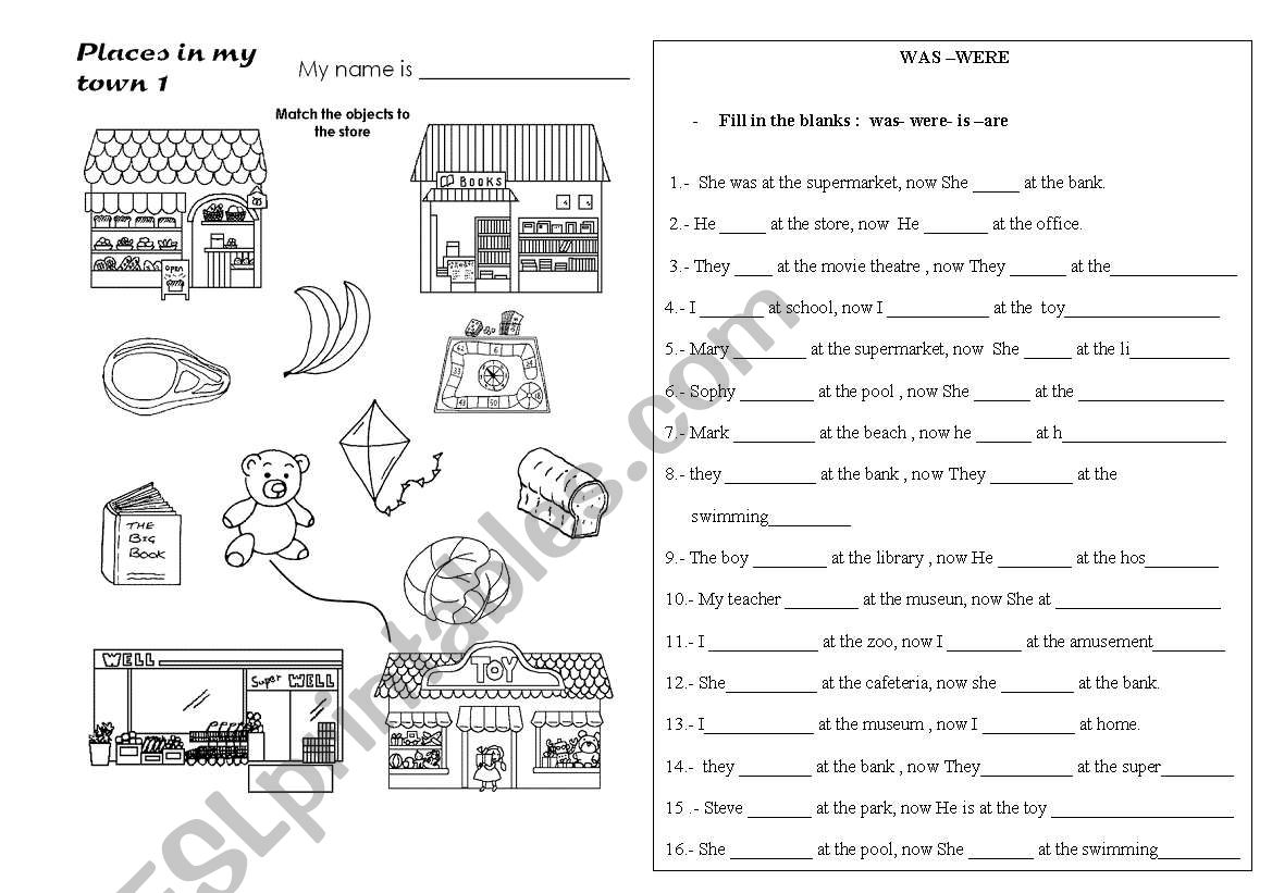 past exercises worksheet