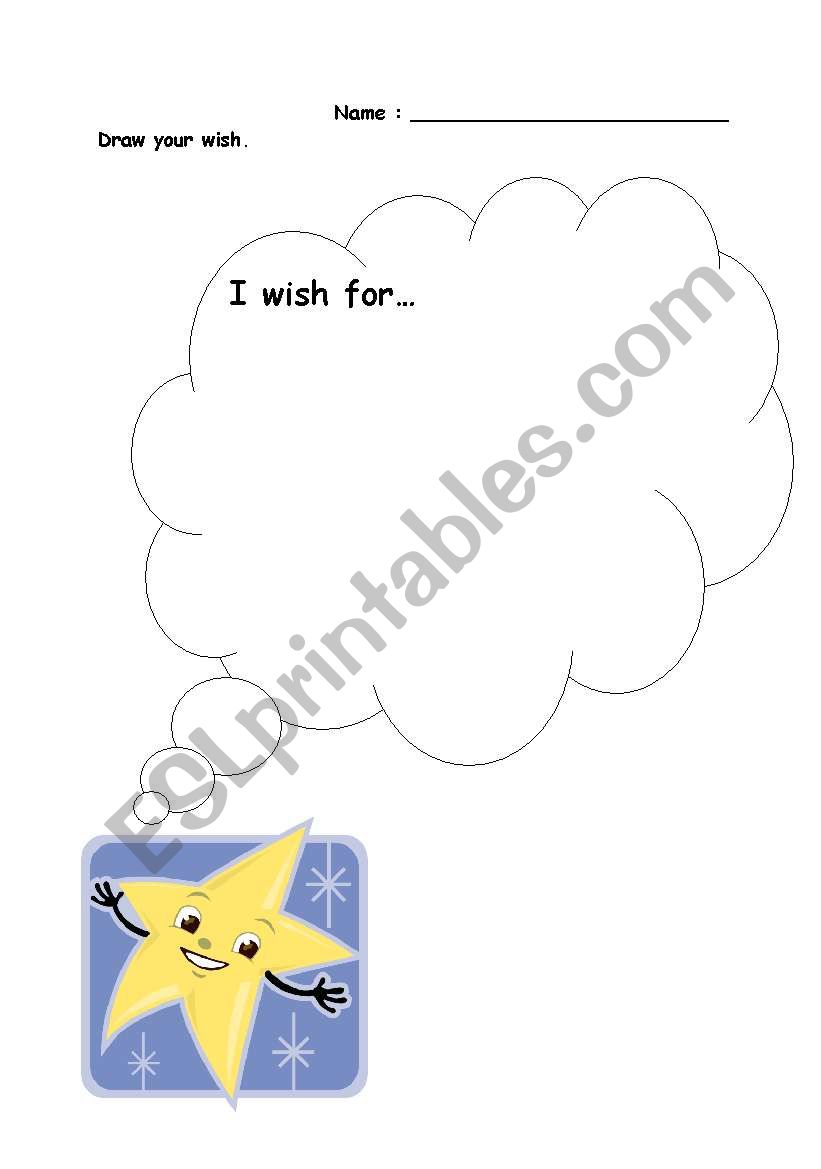 Making A Wish worksheet