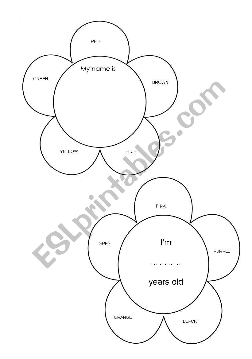 FLOWER PRESENTATION worksheet