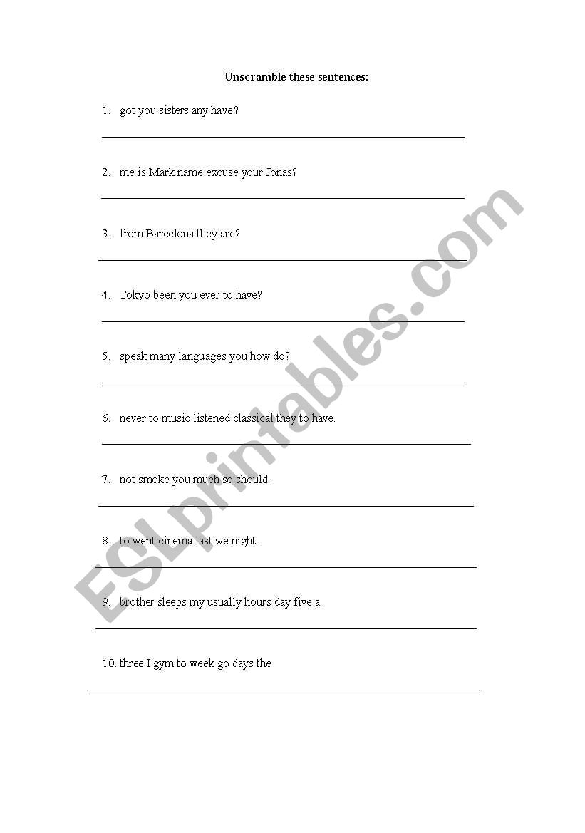 english-worksheets-unscramble-the-following-sentences