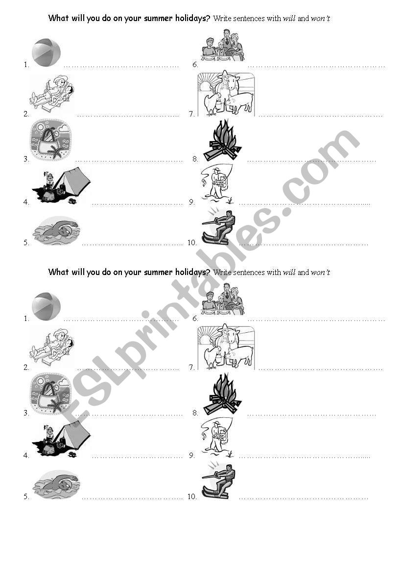 future simple worksheet