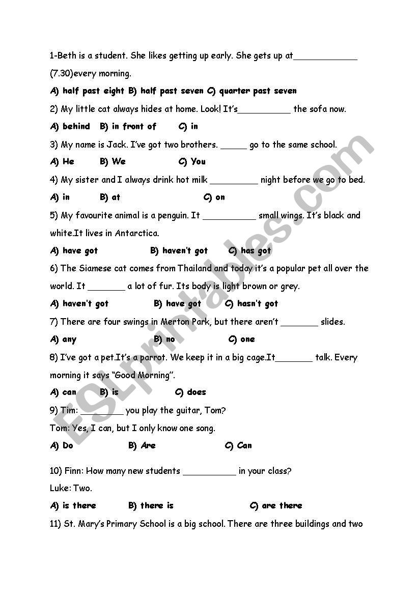 use of english worksheet