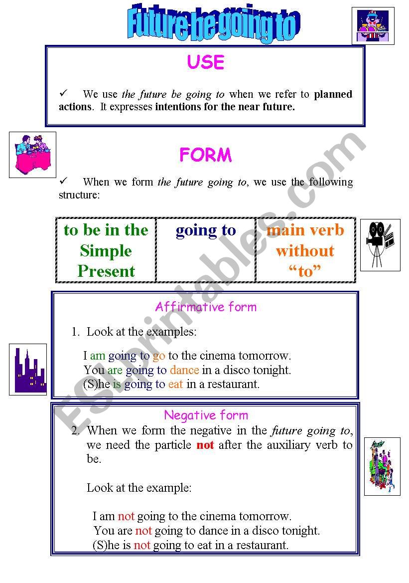 Future Goingo to worksheet