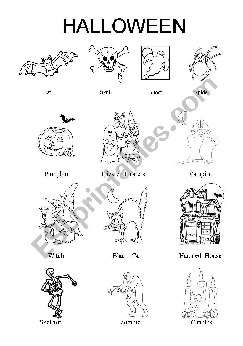 Halloween Pictures worksheet