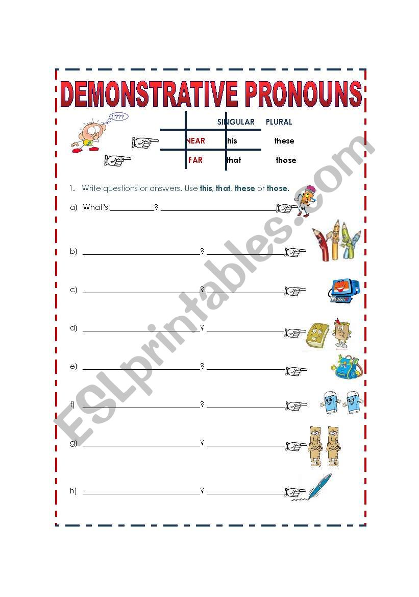 english-worksheets-demonstrative-pronouns