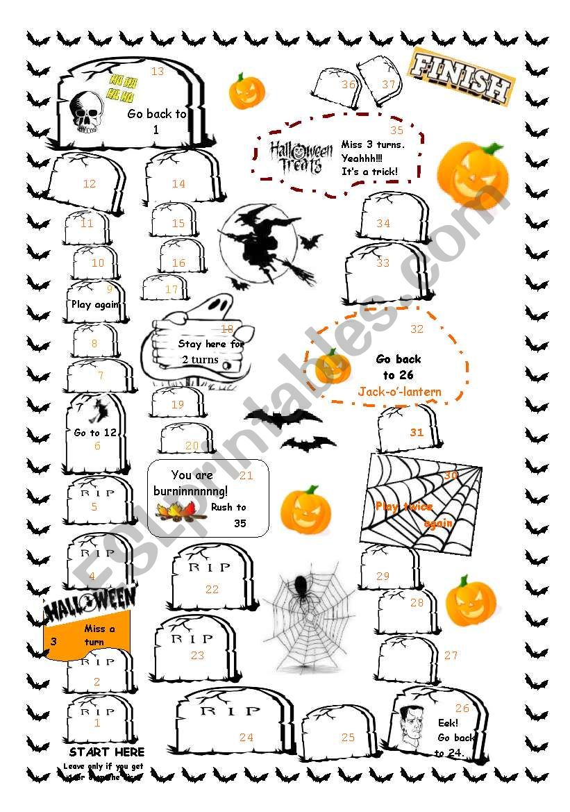Halloween Game worksheet