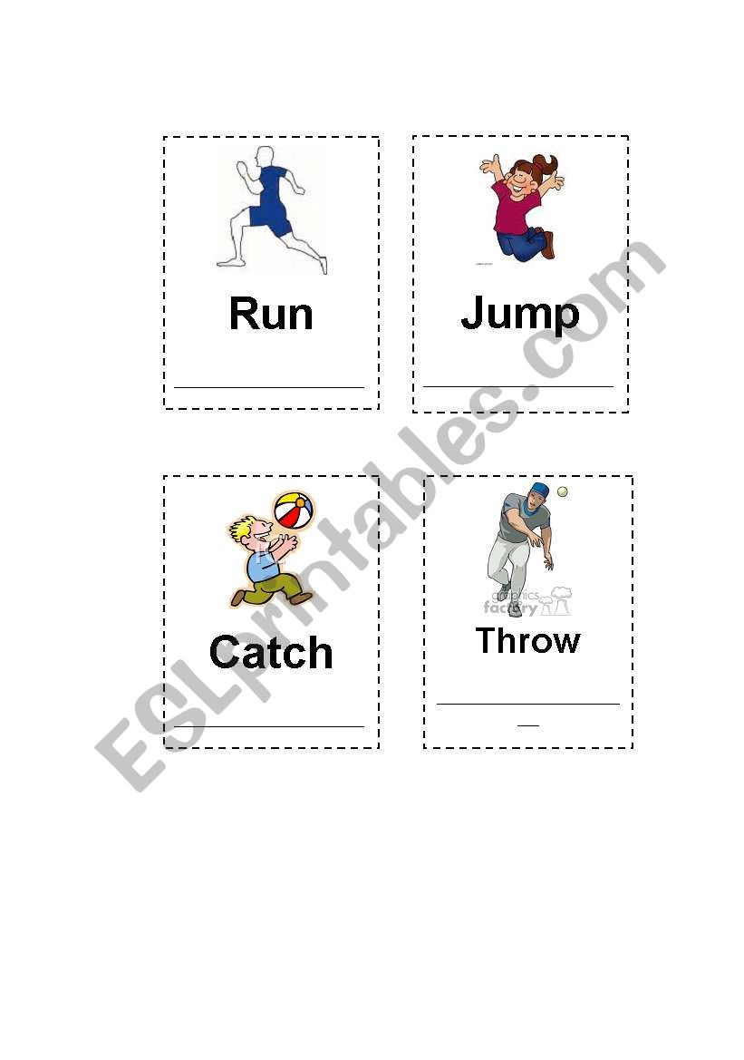 Action Verbs worksheet