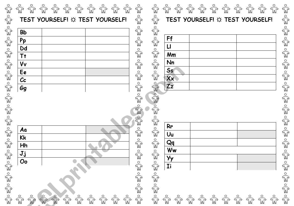 The ABC worksheet 2 worksheet