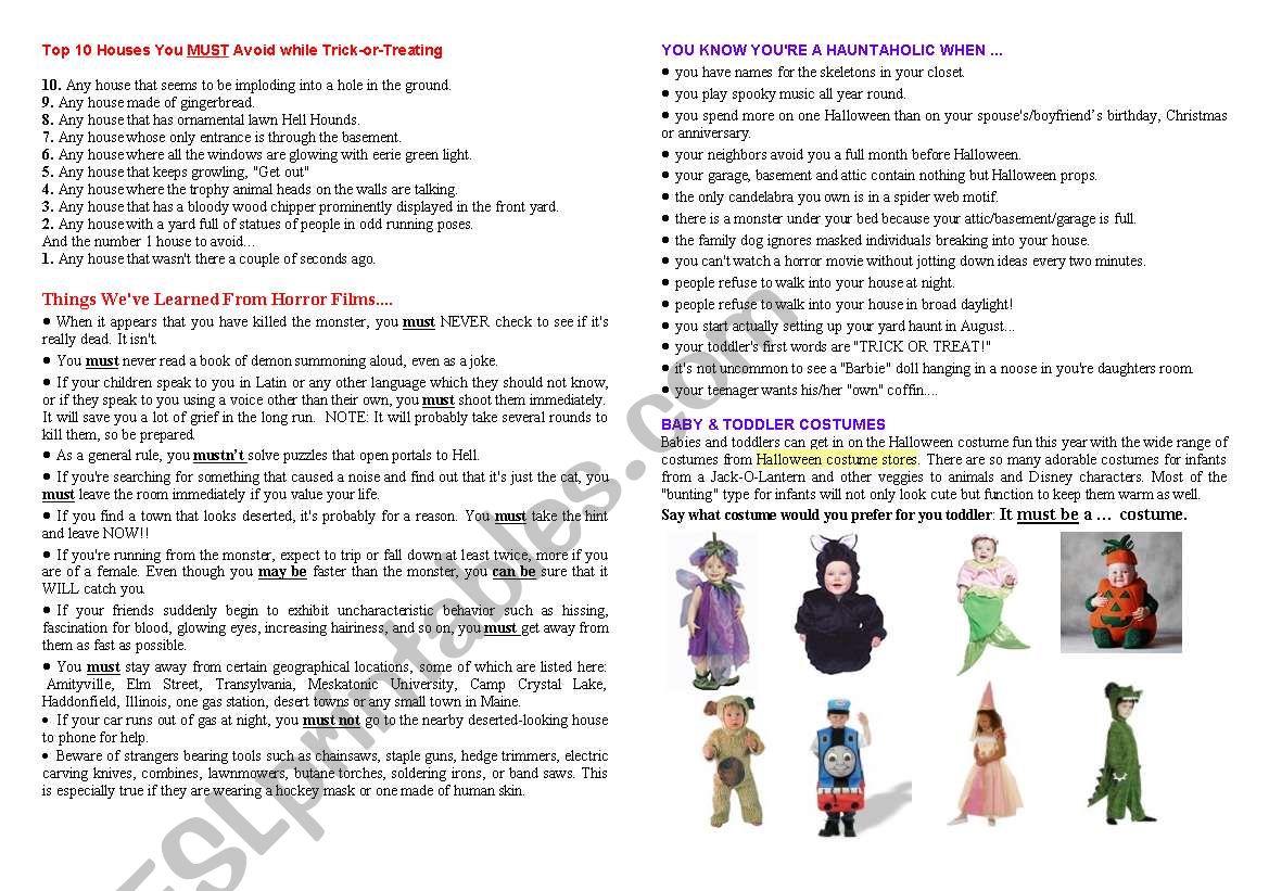 Halloween Fun worksheet