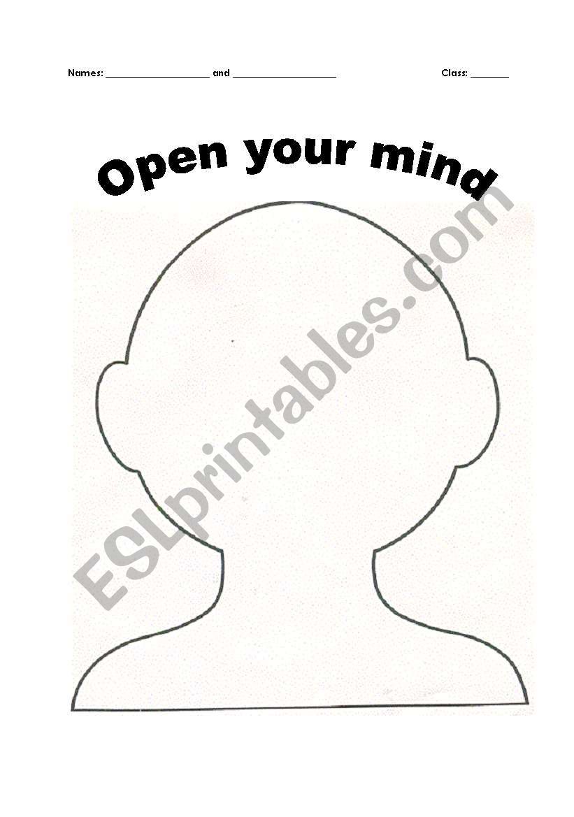 Open Mind Reading Activity worksheet