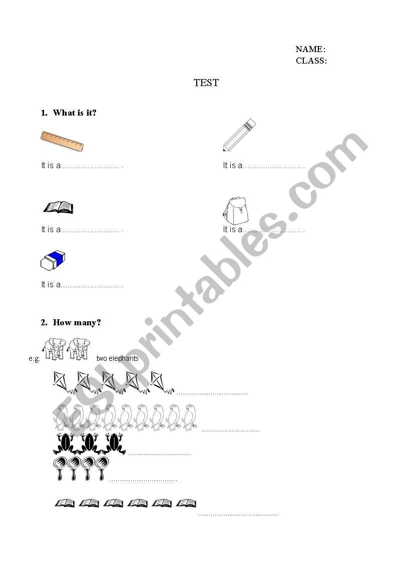 easy words worksheet