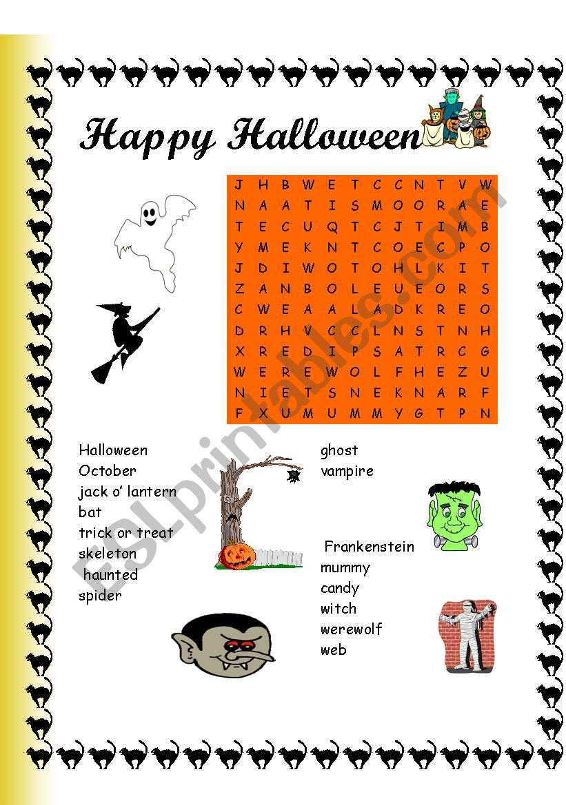 Happy Halloween) Booooooo worksheet
