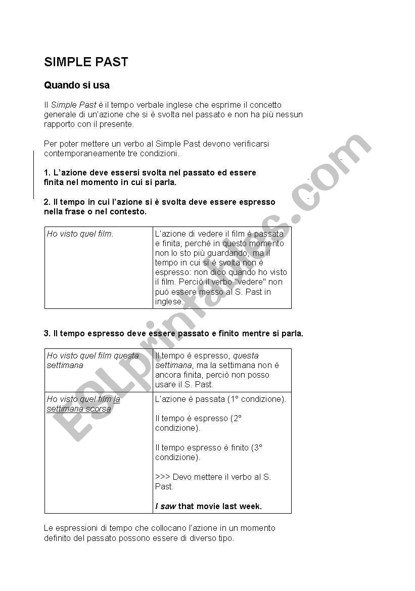 simple past-past continuous-present perfect