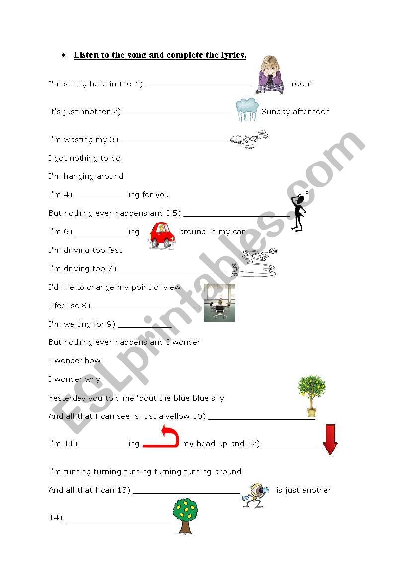 lemon tree (part 2) worksheet