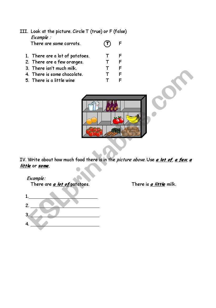quantifiers II worksheet