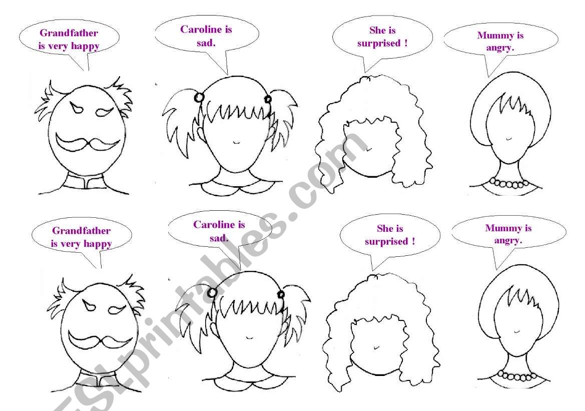 family feelings worksheet