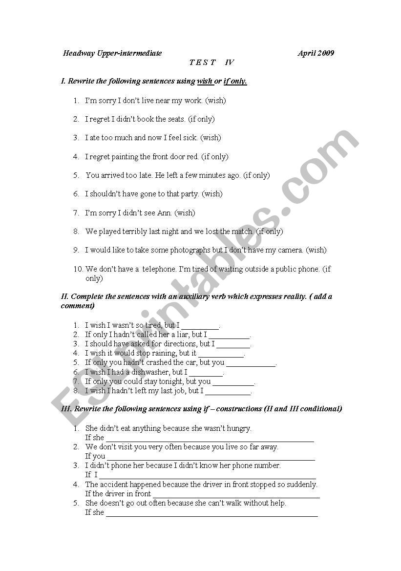 conditionals and passives worksheet