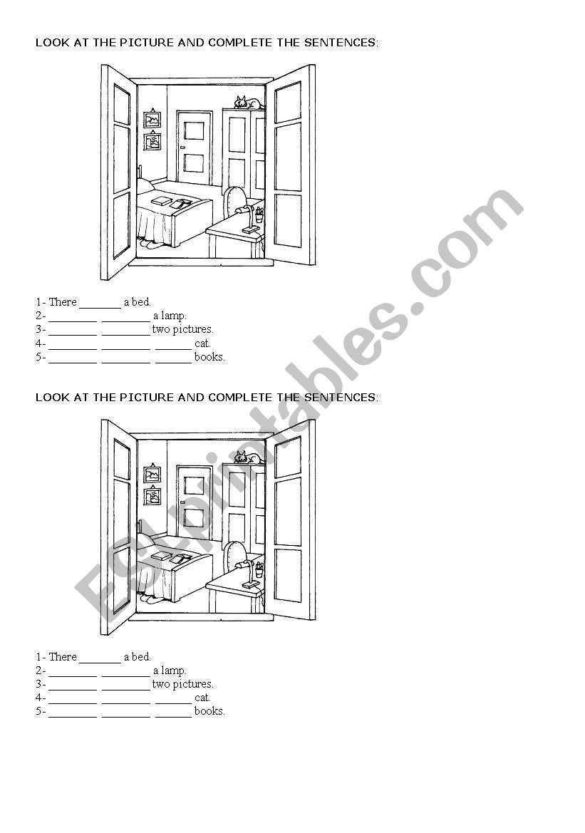 there is there are worksheet