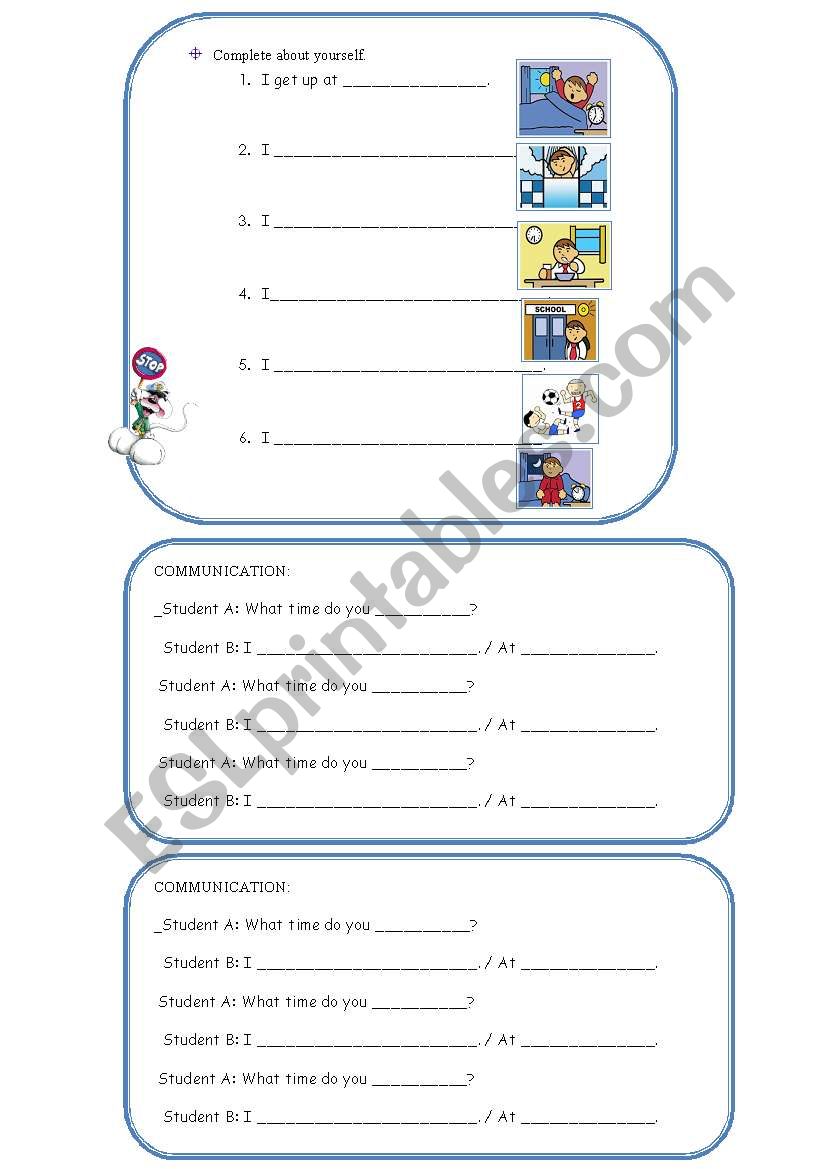 present simple and time appendix speaking