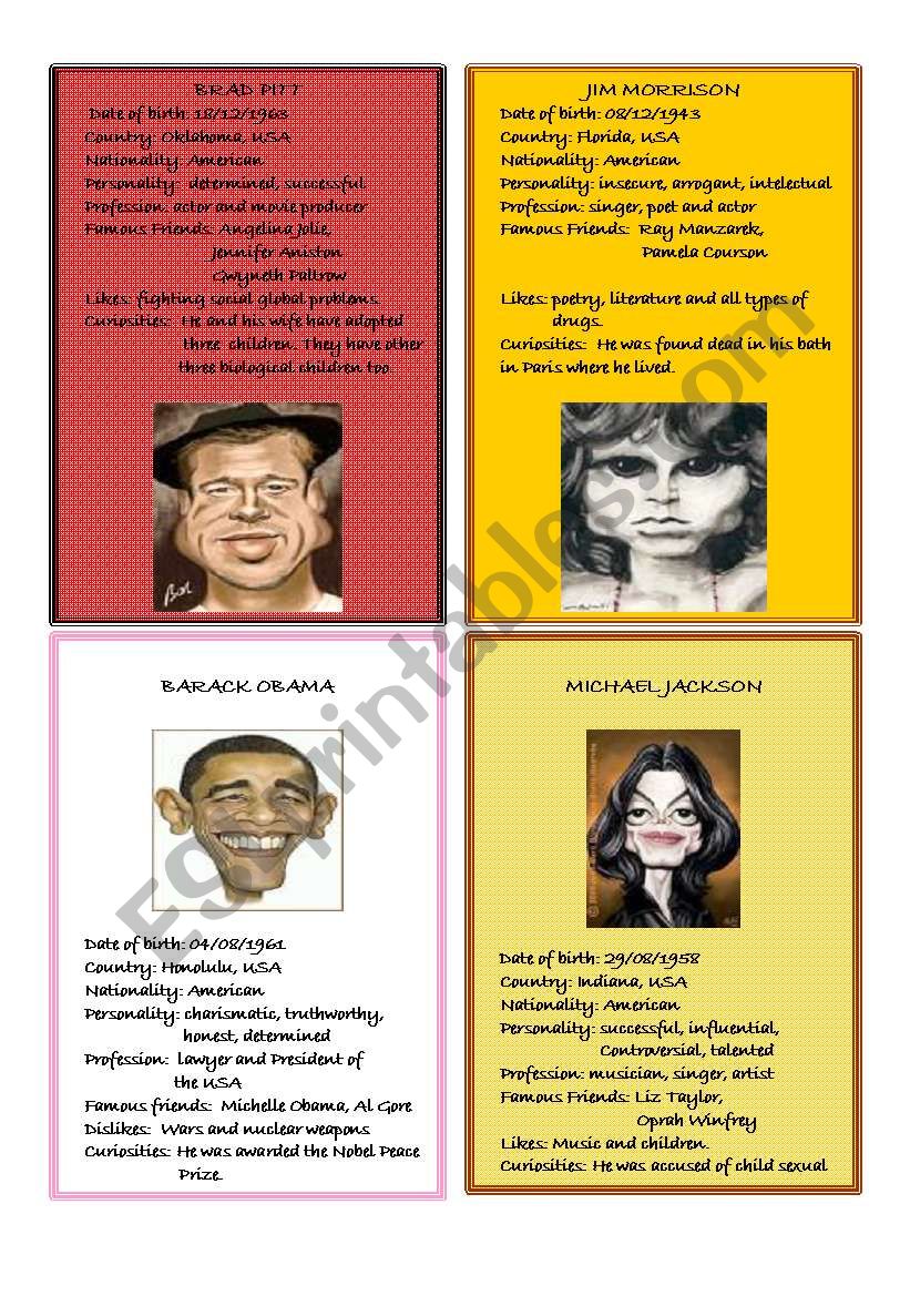 Famous People Speaking Cards-4