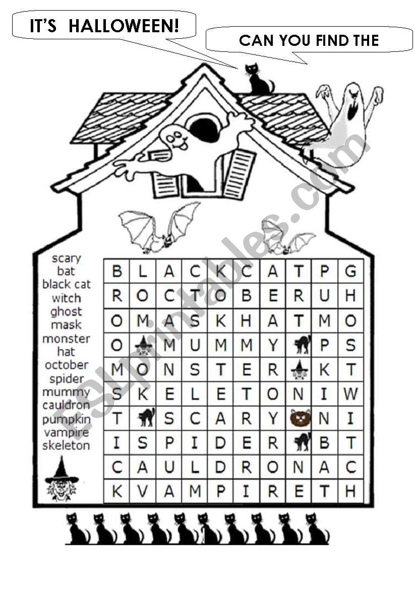 ItÂ´s  Halloween! worksheet