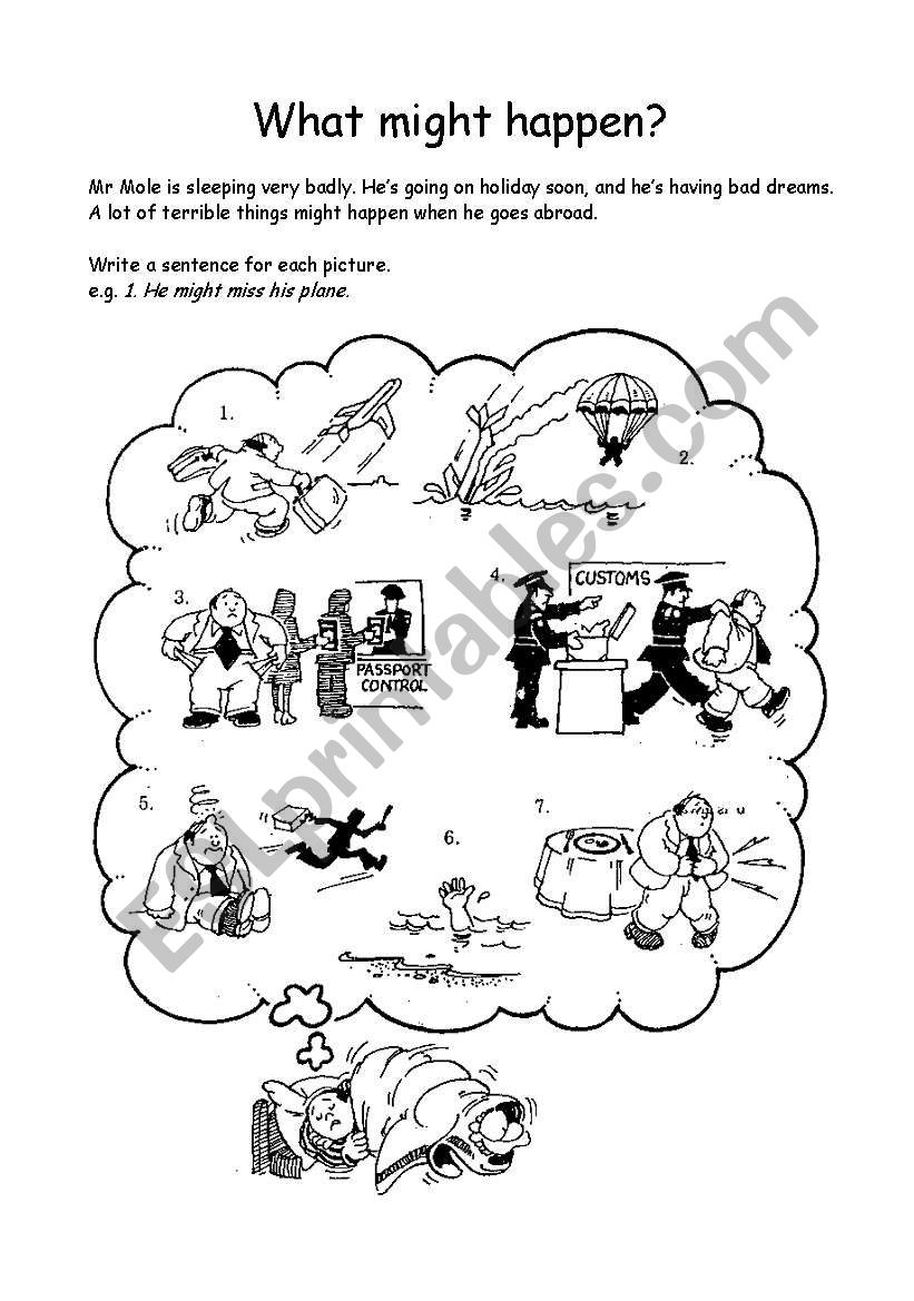 What might happen to Mr Mole? worksheet