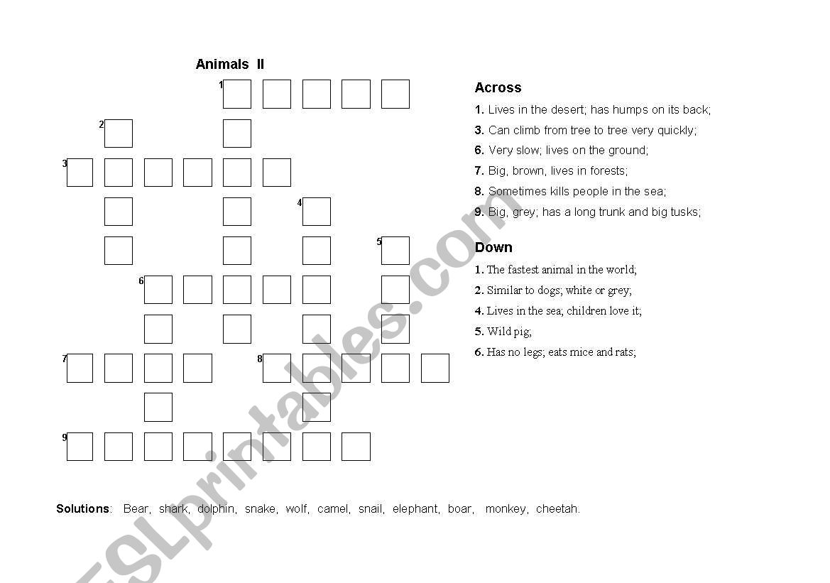 farm animal worksheet