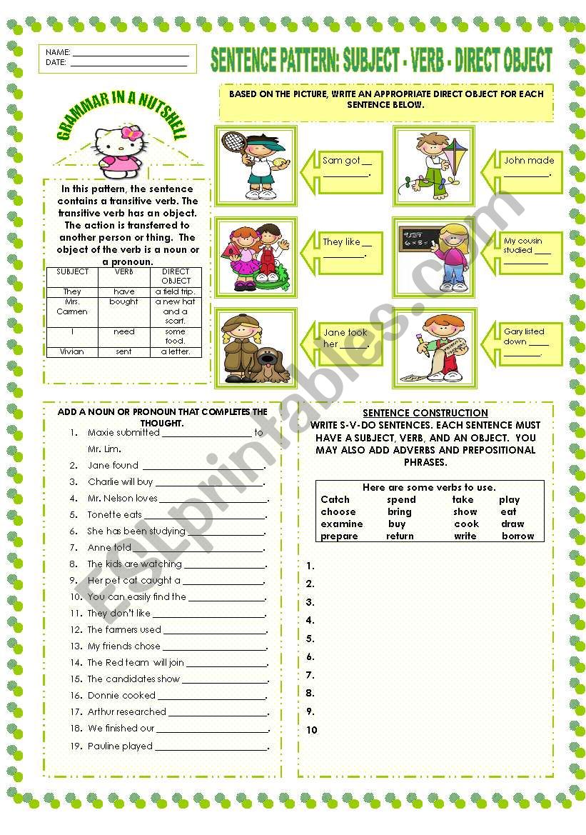 sentence-pattern-s-v-do-esl-worksheet-by-mavic15