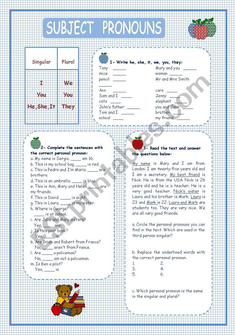 subject-pronouns-esl-worksheet-by-neusferris