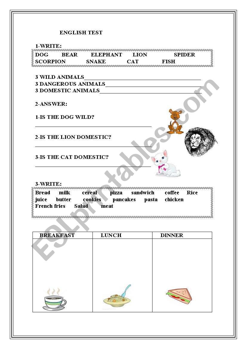 FOR CHILDREN 4 worksheet