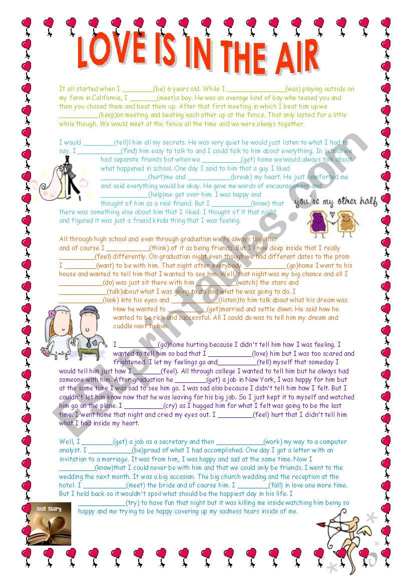 As long as you love me babe worksheet