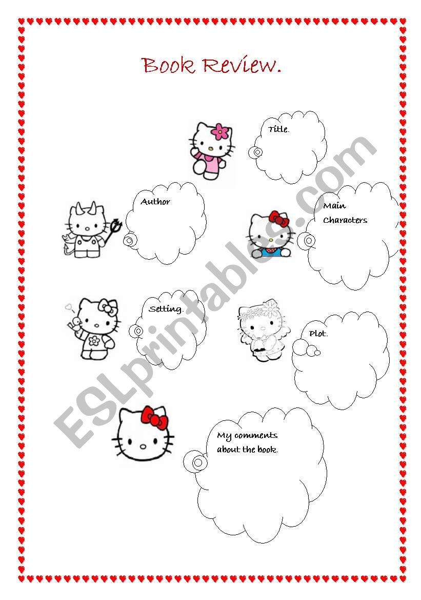 Book Review worksheet