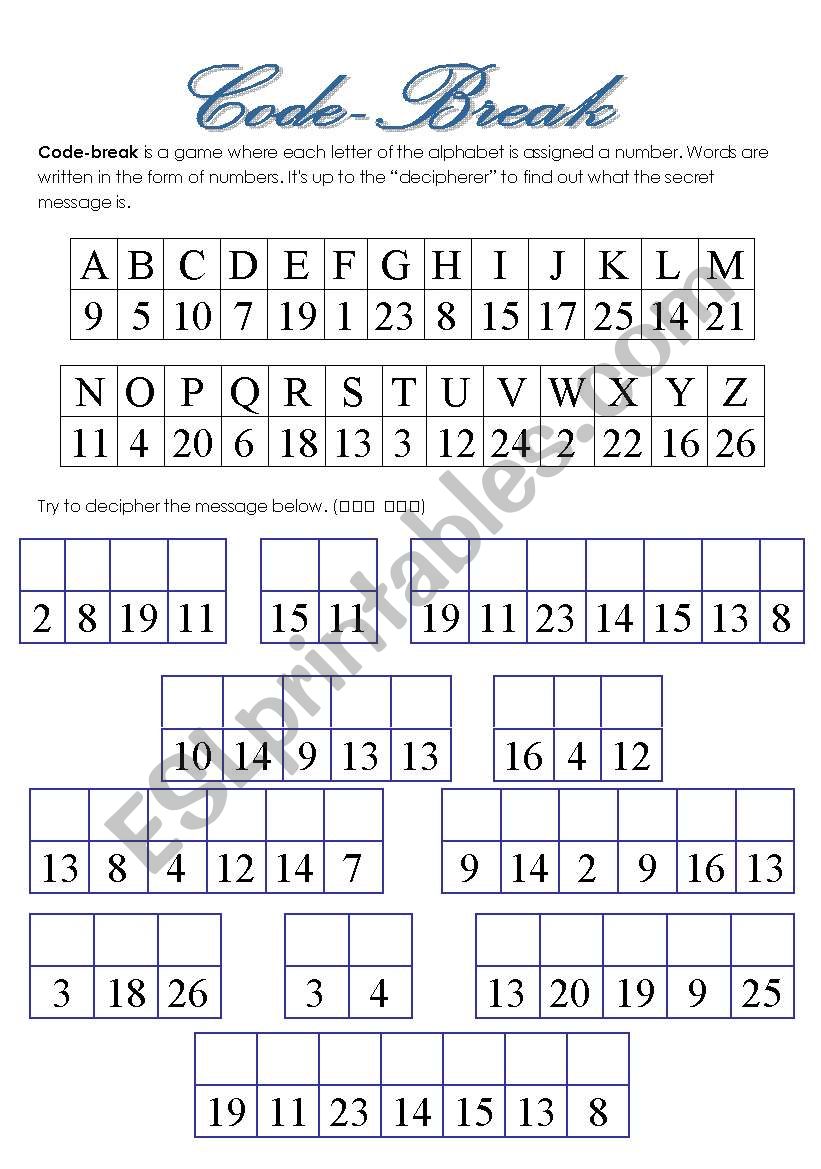 code-break-esl-worksheet-by-linzvin