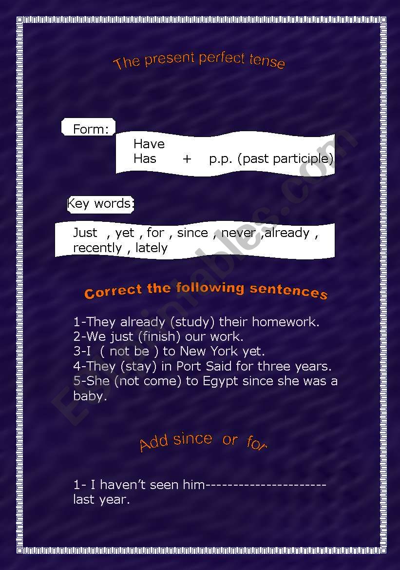 present perfect and present perfect continuous