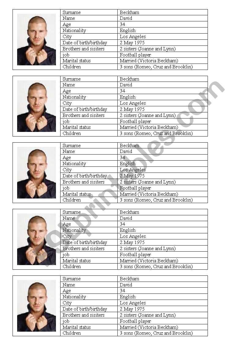 DavidBeckham ID file worksheet