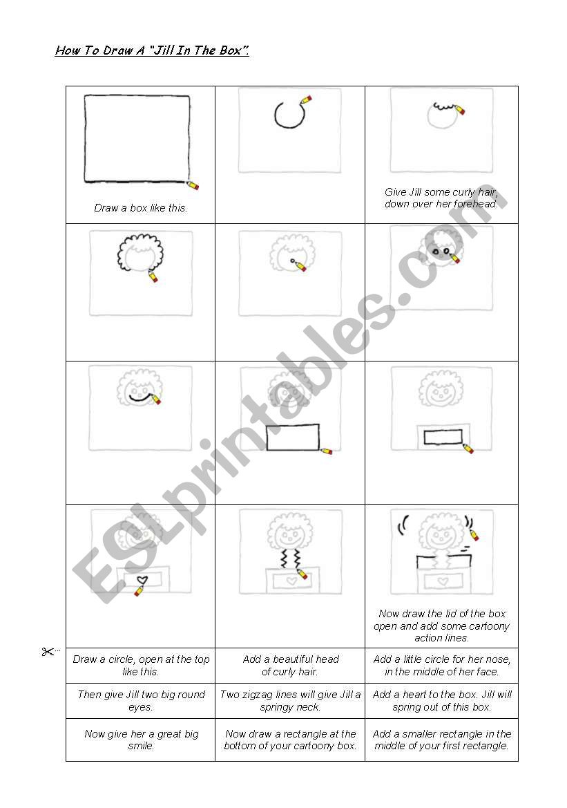 Jill In The Box. worksheet