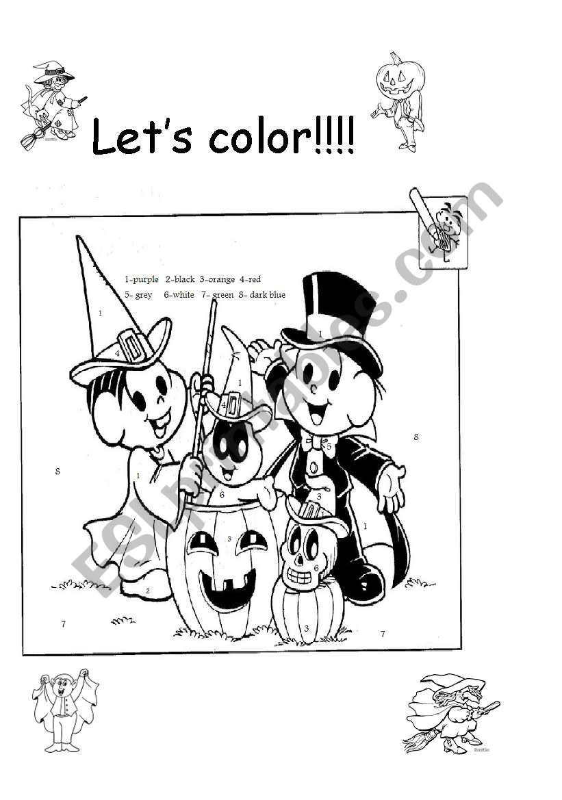 HALLOWEEN NIGHT!!!! worksheet