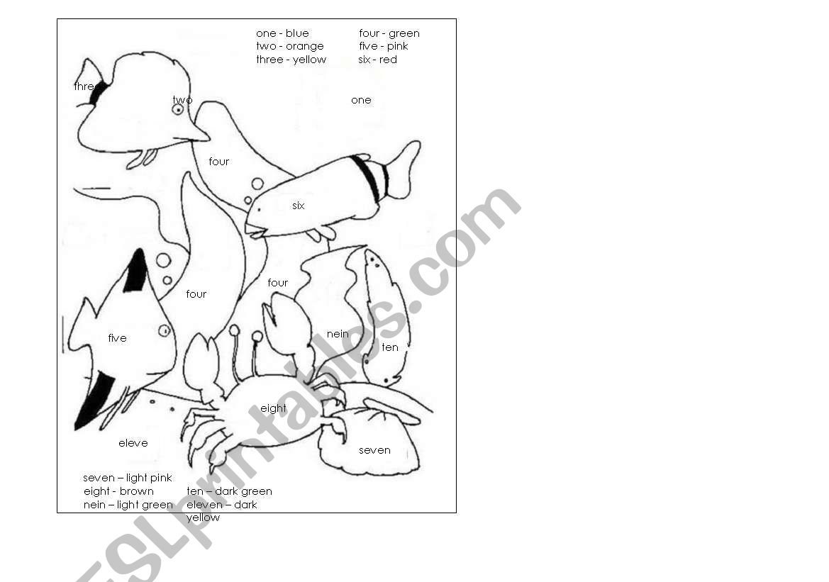 a fine colouring aquarium worksheet