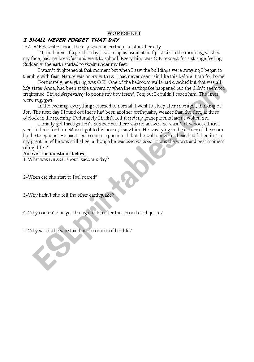 GRAMMAR REVISION WORKSHEET worksheet