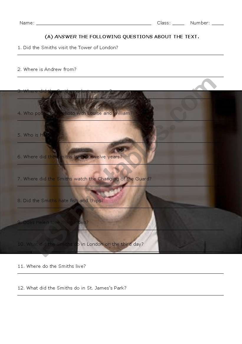 Andrew´s routine, family, house, likes, dislikes, holidays, routine (Present and Past Simple) - exercises1 Andrew´s routine, family, house, likes, dislikes, holidays, routine (Present and Past Simple) - exercises1