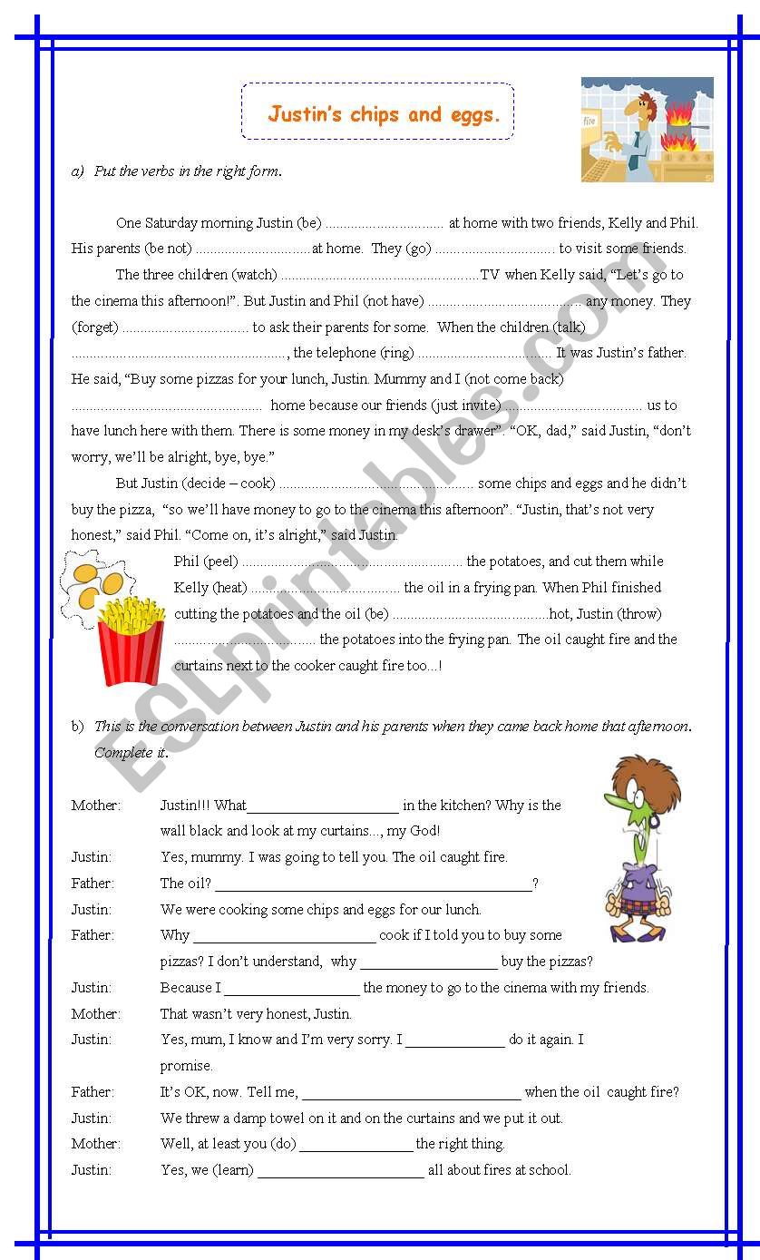 TENSES (Mixed)   worksheet