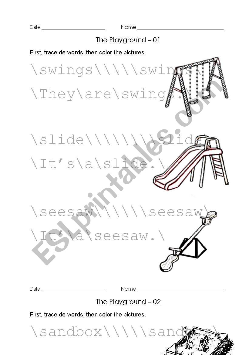 In the Playground worksheet