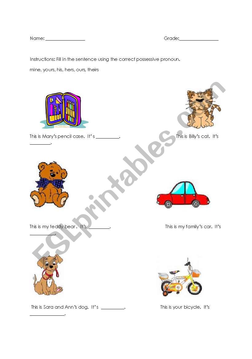 english-worksheets-possessive-pronoun-worksheet