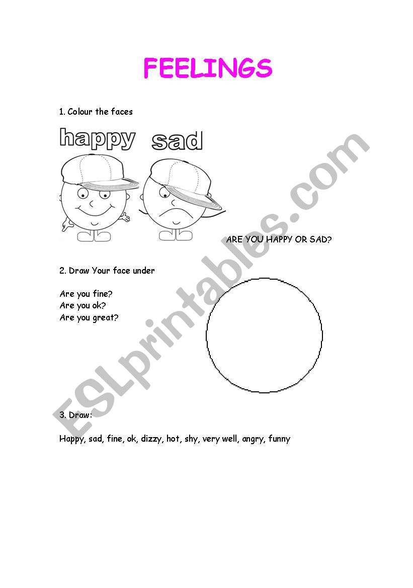 How are you today? worksheet