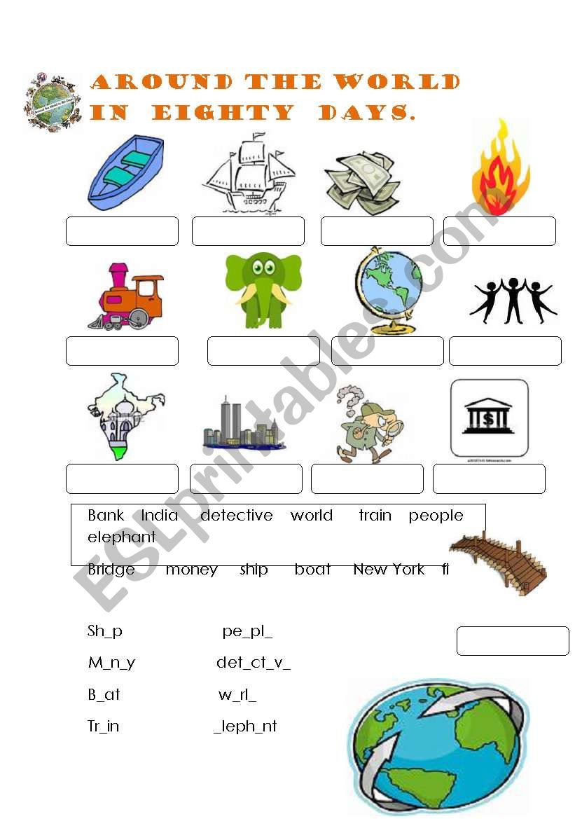 around the world in 80 days vocabulary