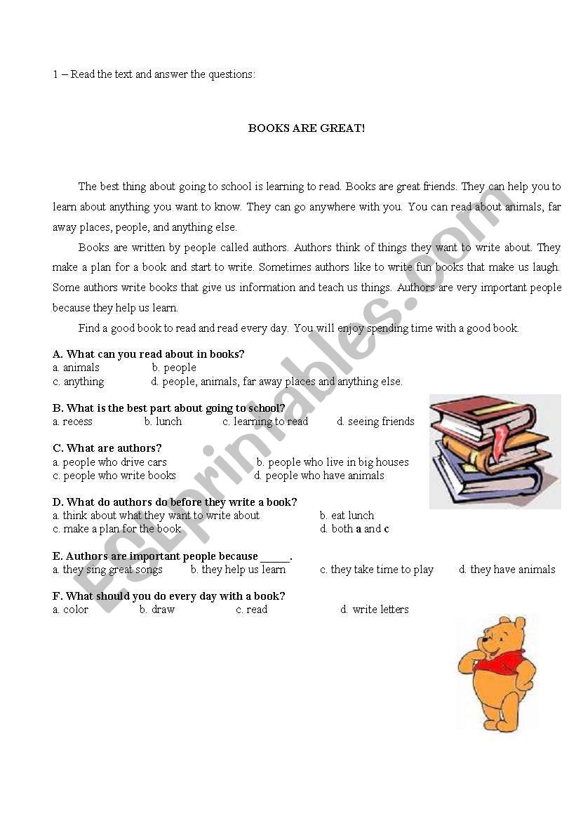 ACTIVITIES  worksheet