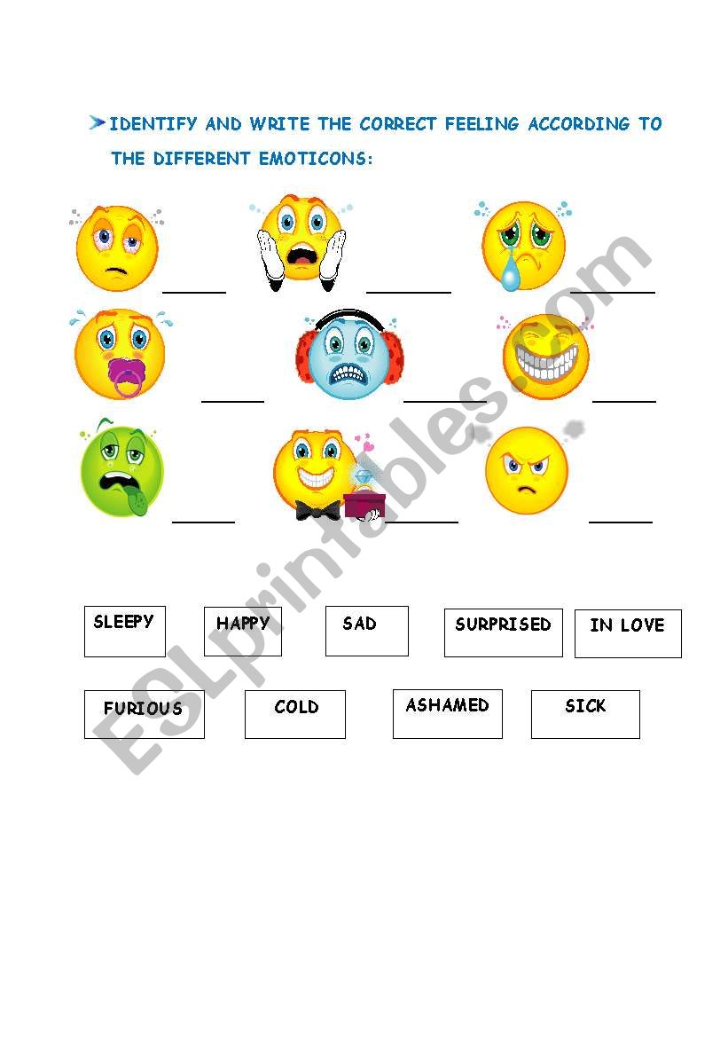  WHAT DO THEY FEEL? worksheet