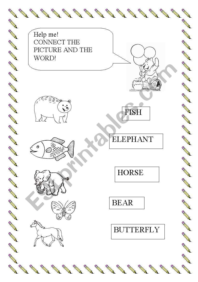 animals worksheet