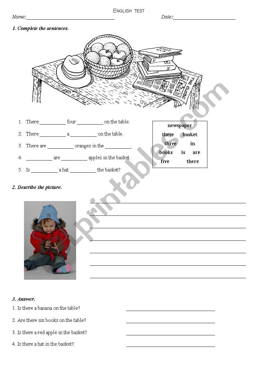 Revision worksheet